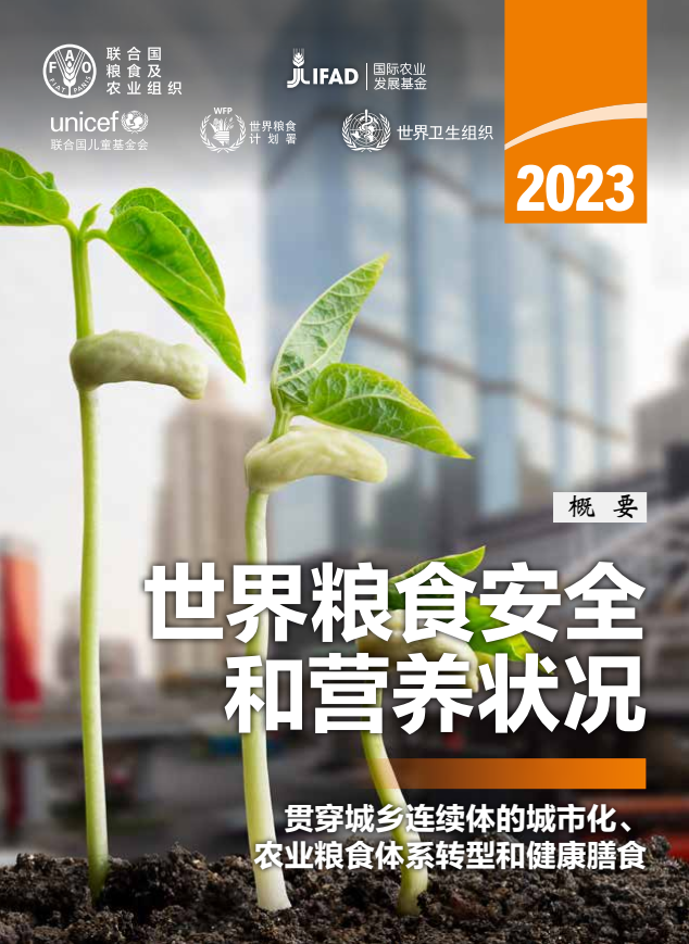 聯合國發布《2023年世界糧食安全和營養狀況》報告：2019年以來，全球新增1.22億饑餓人口